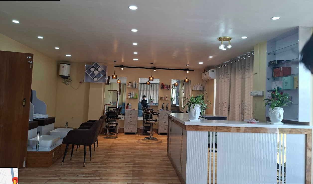 Bliss & Beam Salon Interior